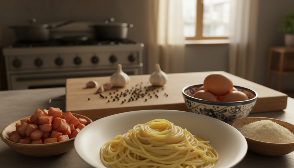Carbonara Zubereitung