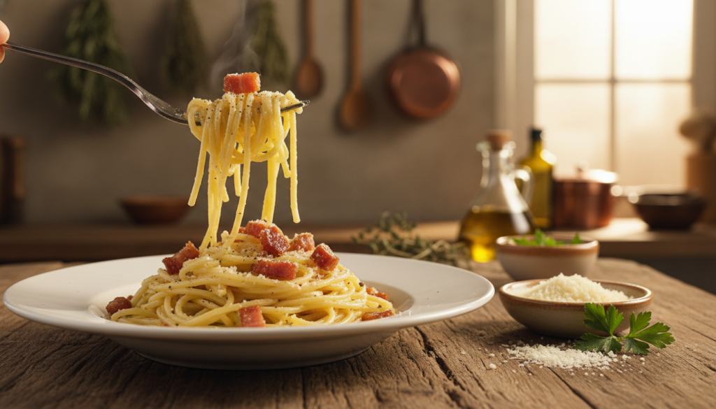 authentische Carbonara