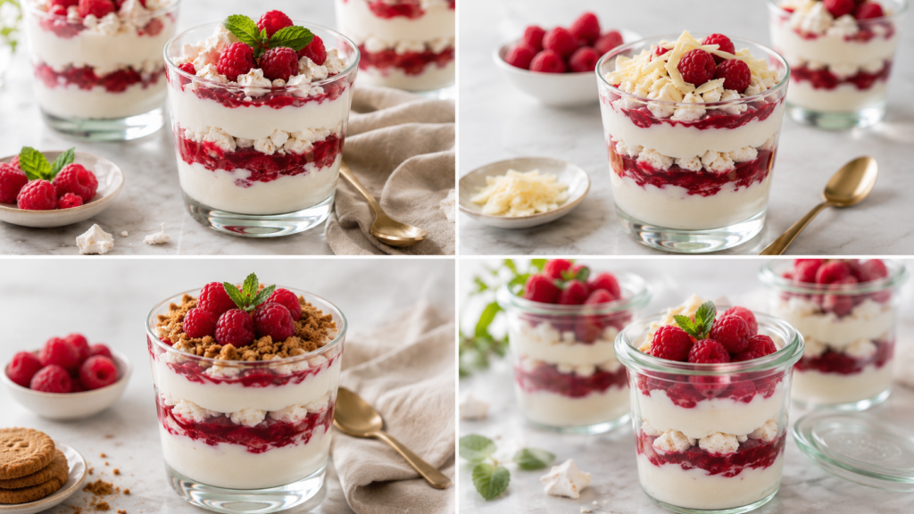 Himbeertraum Servierideen und Toppings