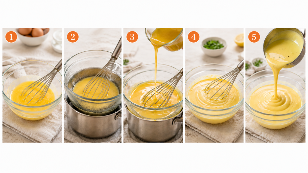 Sauce Hollandaise Rezept Schritt für Schritt
