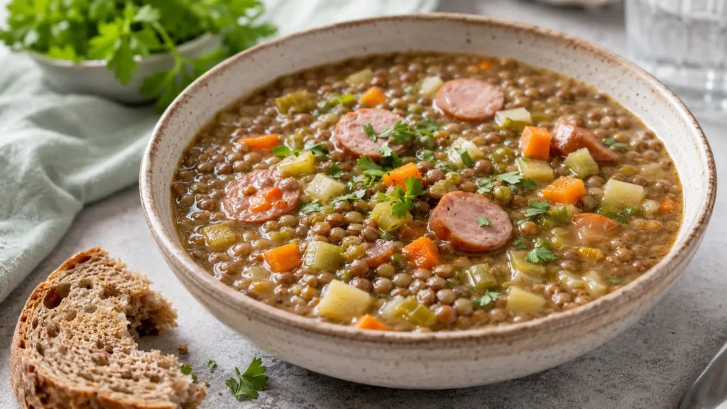 Klassische Linsensuppe – genial in nur 45 Minuten